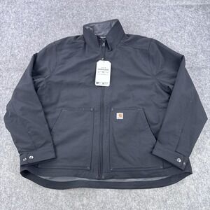 Carhartt Super Dux Jacket Womens 2XL Black Softshell Rain Defender Relaxed Fit